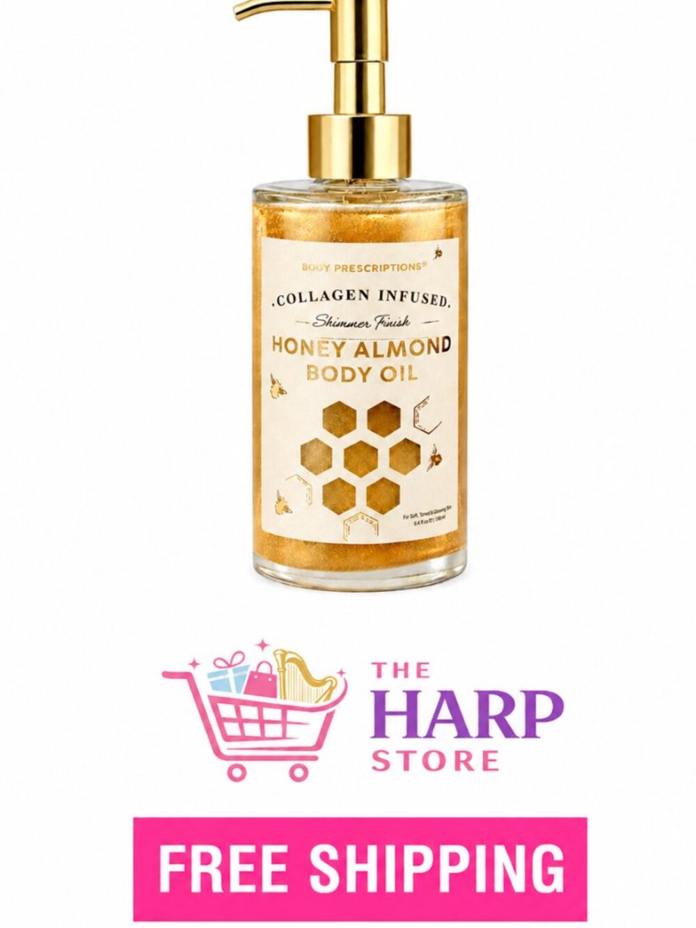 Body Prescriptions Honey Shimmer Body Oil 6.4 fl. oz / 190 ml